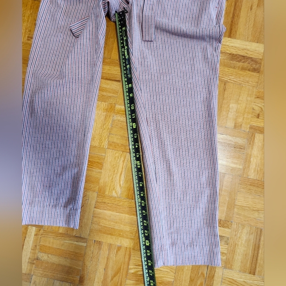 🎉 3/$60 Banana Republic Avery Striped Straight Leg Dress Pants Size 6 - Picture 9 of 9